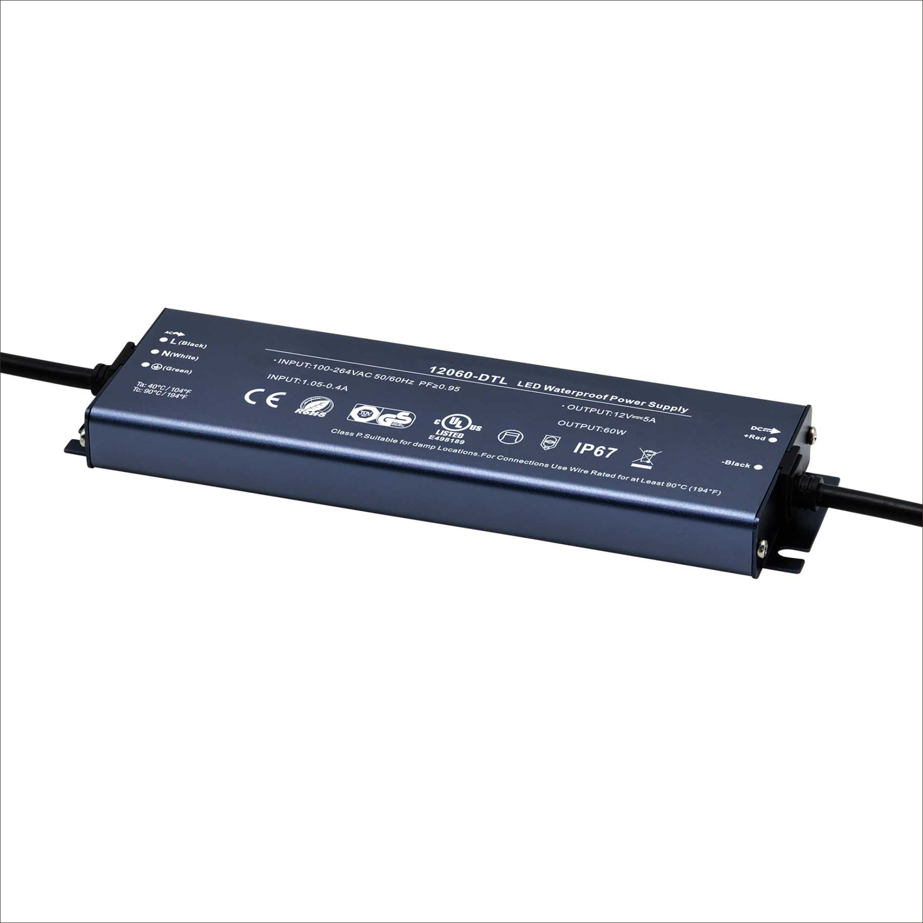 100W 12V/24V CV ultra-thin waterproof LED power supply YSD