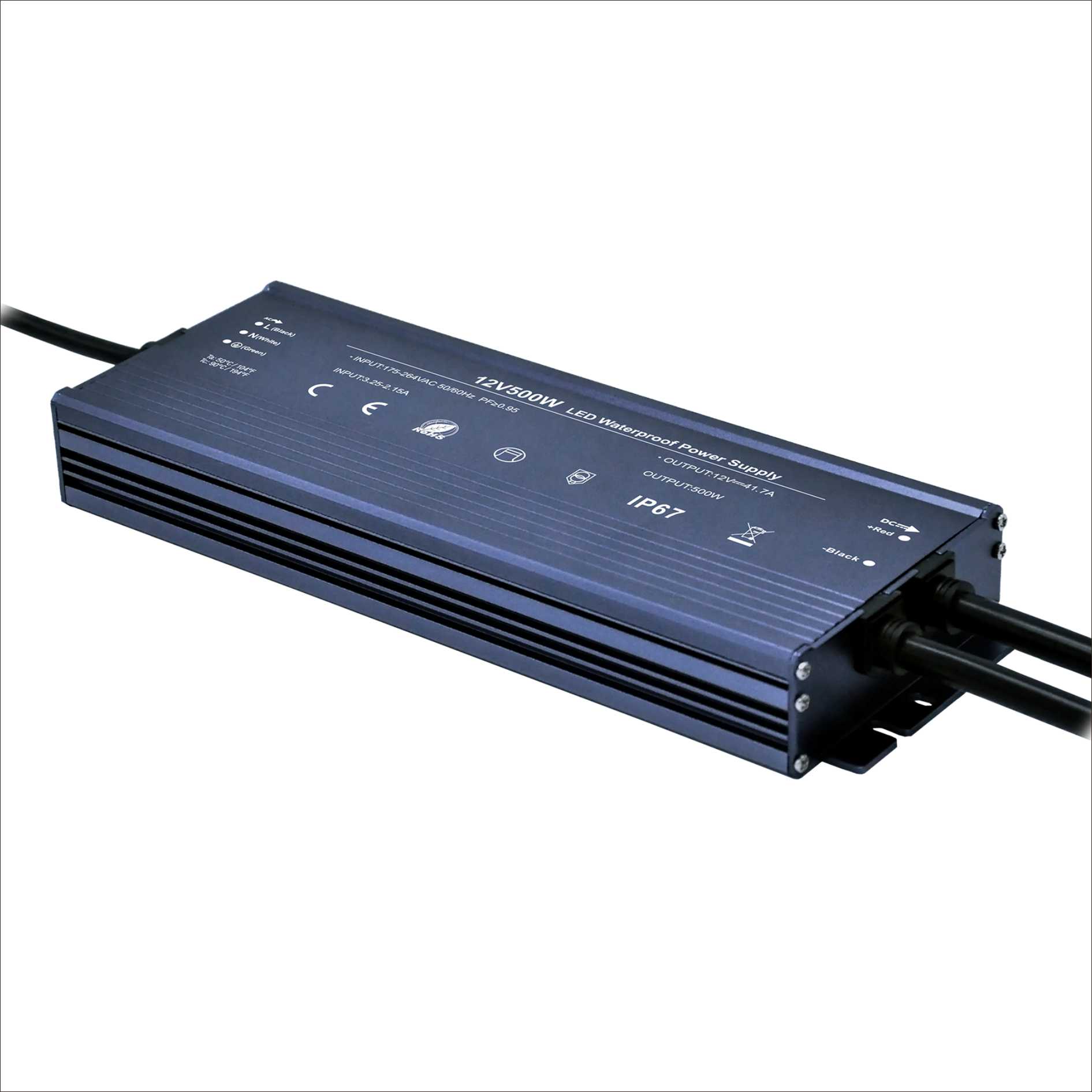 500W 12V/24V CV ultra-thin waterproof LED power supply YSD