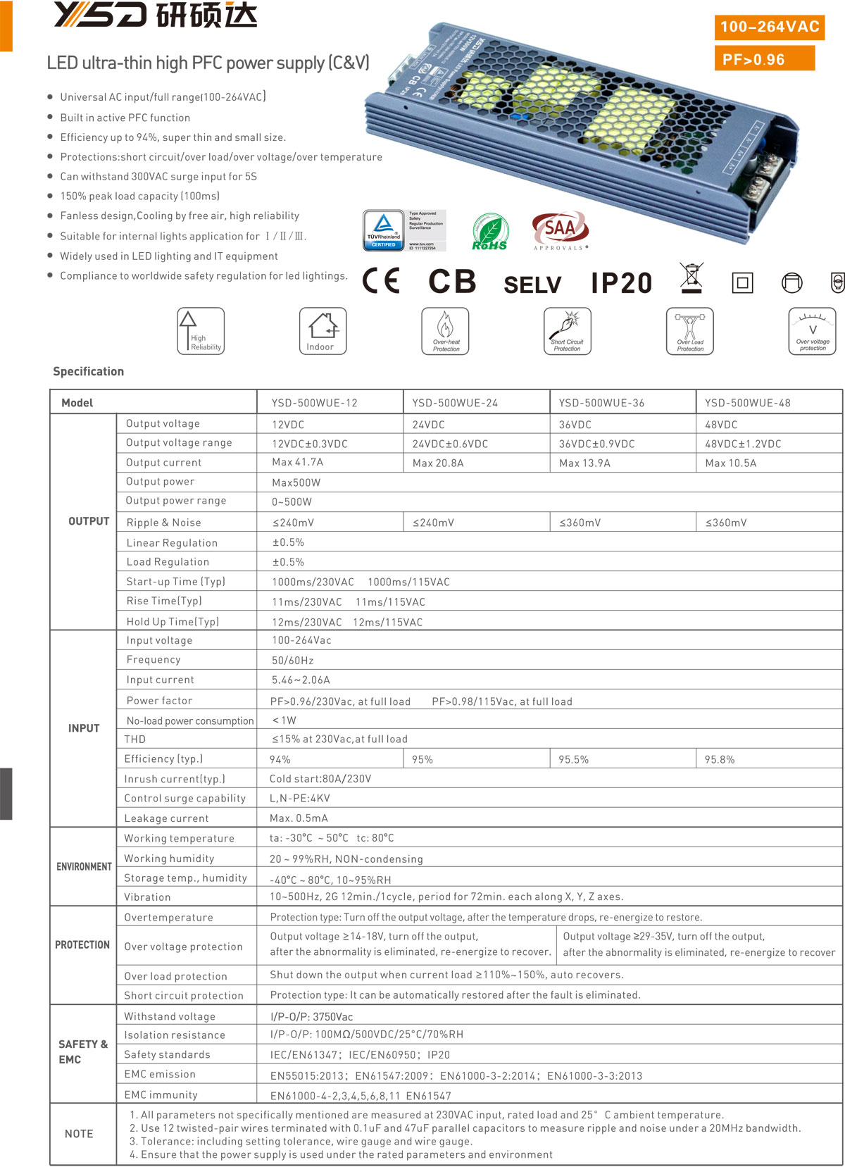 Favorable price 12v 500w ip40 led switching power supply driver module 24v 500w power supply specification 01