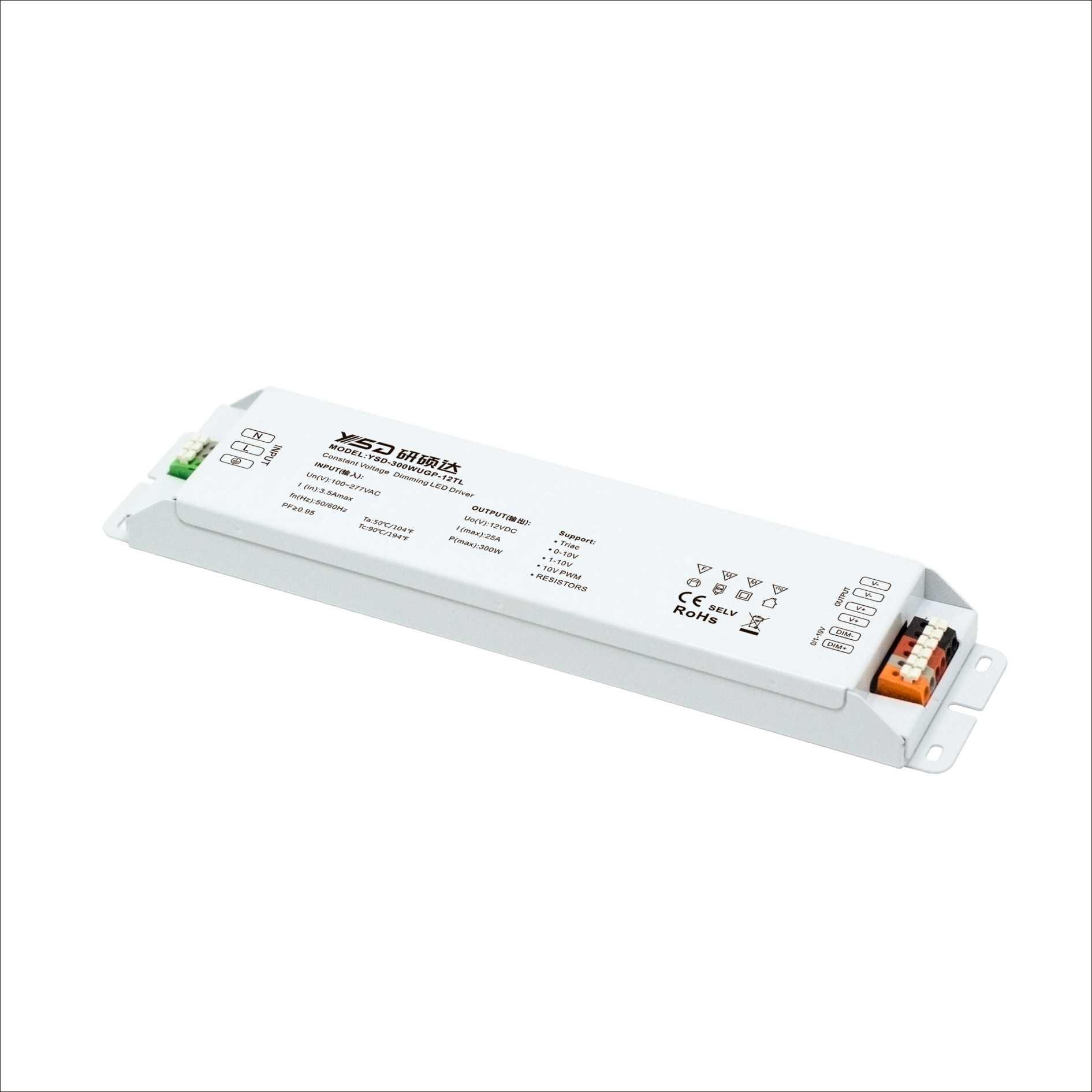 250W 12V/24V CV high-end dimmable switch LED power supply